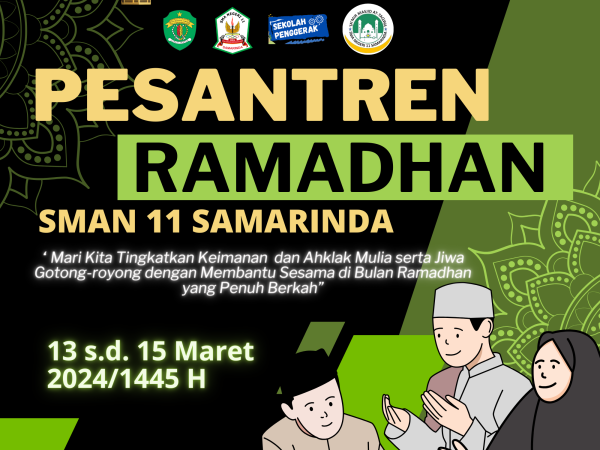 JADWAL PESANTREN RAMADHAN SMAN 11 SAMARINDA 1445 H