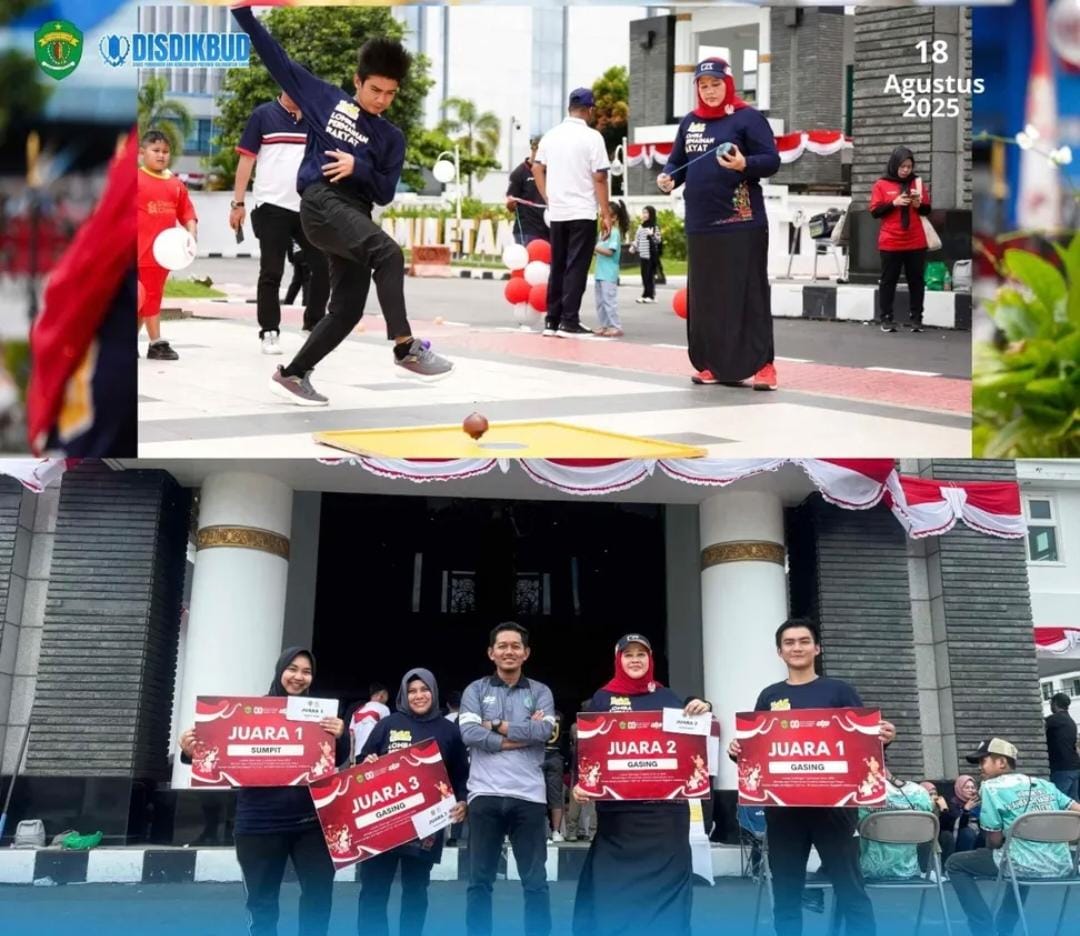GEBYAR LOMBA OLAHRAGA TRADISIONAL ANTAR OPD KALIMANTAN TIMUR DALAM RANGKA MEMPERINGATI HUT RI KE-80.
