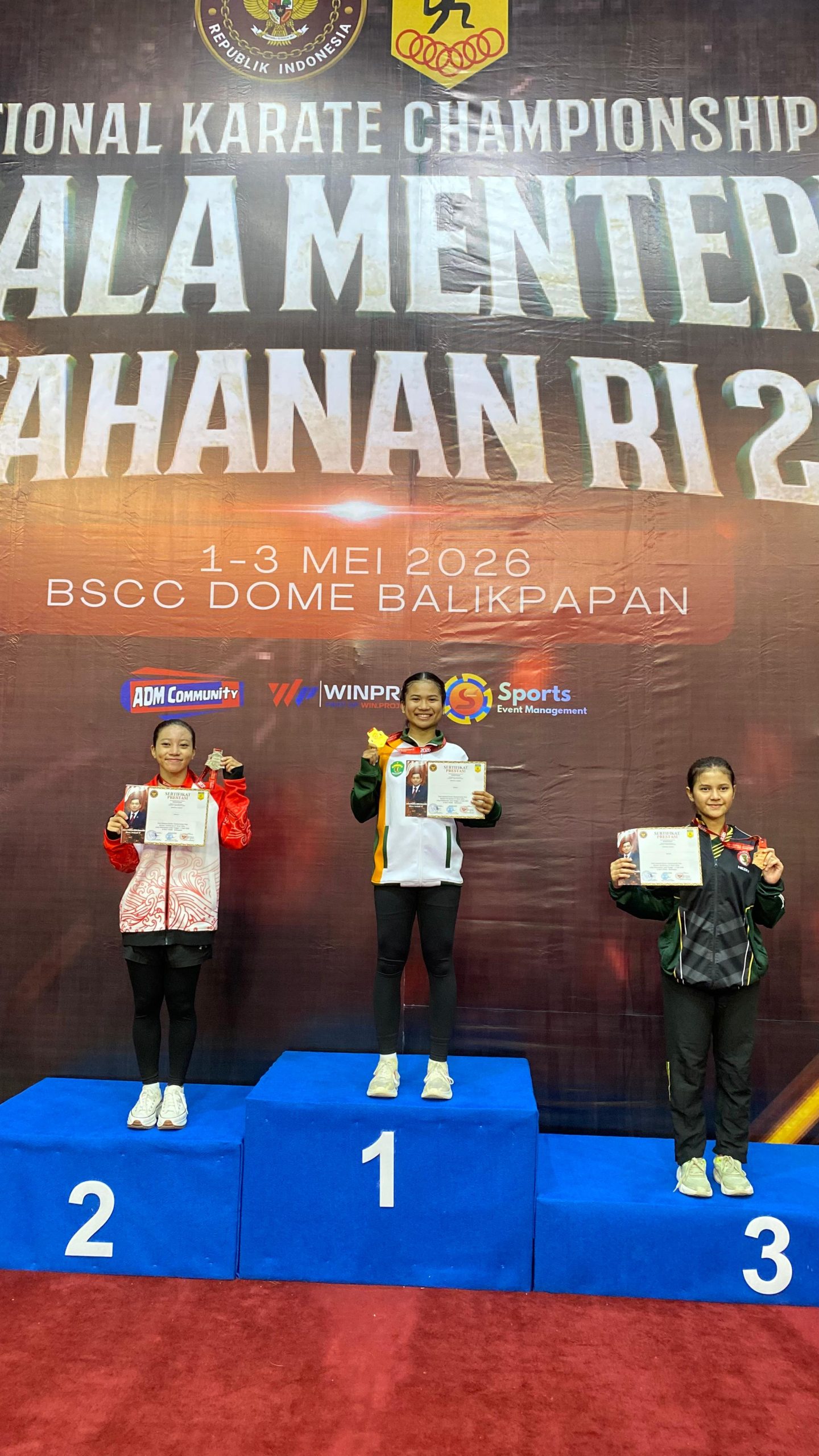 AISHA MAHYA RAIH JUARA 1 DI PIALA MENTERI PERTAHANAN RI 2026