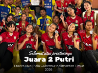 UKIR PRESTASI DI UNTAG SAMARINDA, SRIKANDI KABADDI SMAN 11 SAMARINDA AMANKAN GELAR RUNNER-UP ETAVIRA CUP 2026