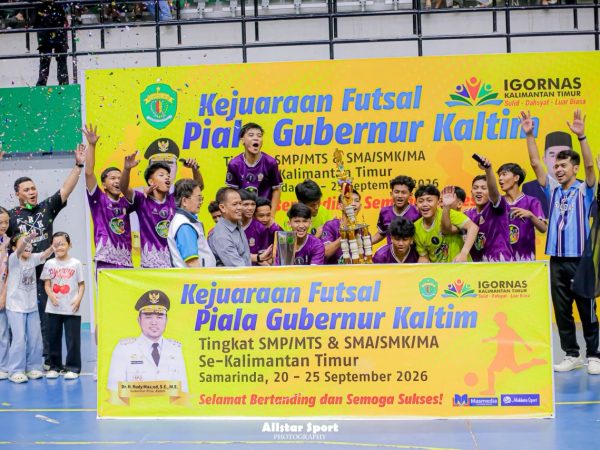 Tim Futsal SMAN 11 Samarinda Raih Gelar Juara Piala Gubernur Kaltim 2026